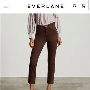 Everlane Original cheeky jean in cocoa
